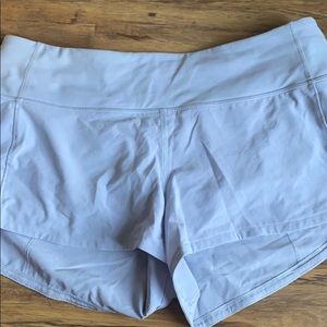 Lavender lululemon speed up short like new
